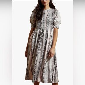 white lace midi dress uk LACE HIGH-NECK MIDI DRESS IN WHITE | CULT MIA